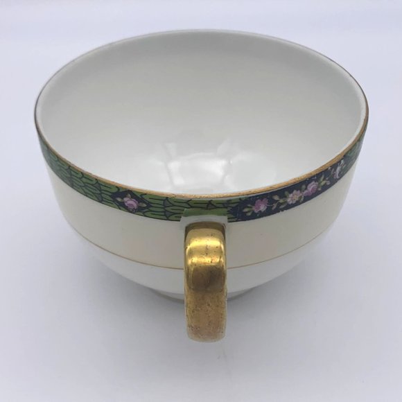 Vintage Noritake - Coffee Cup & Saucer - Cherry Blossom Back Stamp ca 1924 - Picture 6 of 10